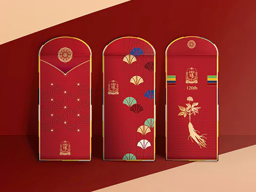 正官庄｜品牌年度贈品紅包袋設計